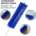 thumbnail image 4 of 1 Pc Fan Cleaning Brush Bendable Duster - Microfiber Head, Washable - Ideal for Ceiling Fan Blades, Air Vents, Curtains, Cars - Reusable Dust Remover,Multi Purpose Brush(Grey,16.54x3.54x1.5"), 4 of 7