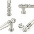 thumbnail image 5 of KOOFIZO 10 Pack Classical Cabinet Pull - Brushed Nickel Furniture Handle, 5 Inch/128mm Screw Spacing, 5 of 6