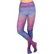 ToBeInStyle Women's Vibrant Multicolor Animal Print Leggings - Zebra Print Rainbow - One Size