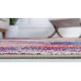 thumbnail image 3 of Unique Loom Majestic Chromatic Rug Multi/Black 2' 7" x 10' Runner Abstract Contemporary Perfect For Bathroom Hallway Mud Room Laundry Room, 3 of 6