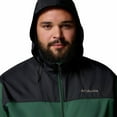 thumbnail image 3 of Big & Tall Columbia Glennaker LakeII Rain Jacket Color: Black City Gray Size: XL TALL, 3 of 4