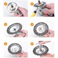 Steel Wire Grass Trimmer Head Garden Rounded Edge Weed Trimmer Eater