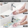 thumbnail image 5 of 2 Pack Faucet Mat Splash Guard for Kitchen Sink,Sun Hat Flip Flops Palm Leaves 30x5 Inch Super Absorbent Microfiber Sink Protector Mat, Kitchen Sink Mat Machine Washable Kitchen Sink Accessories, 5 of 7