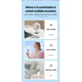thumbnail image 6 of Mini Hand-Held Portable Folding Summer Fan 5 Speed Cooling Usb Rechargeable Fan, 6 of 6