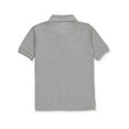 thumbnail image 2 of Cookie's Boys' Pique Polo Shirt - gray, 6 - 7 (Big Boys), 2 of 4
