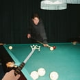 thumbnail image 1 of Phenofice Portable Pool Stick Bridge Lightweight Golden Metal Billiards Accessory, 1 of 8
