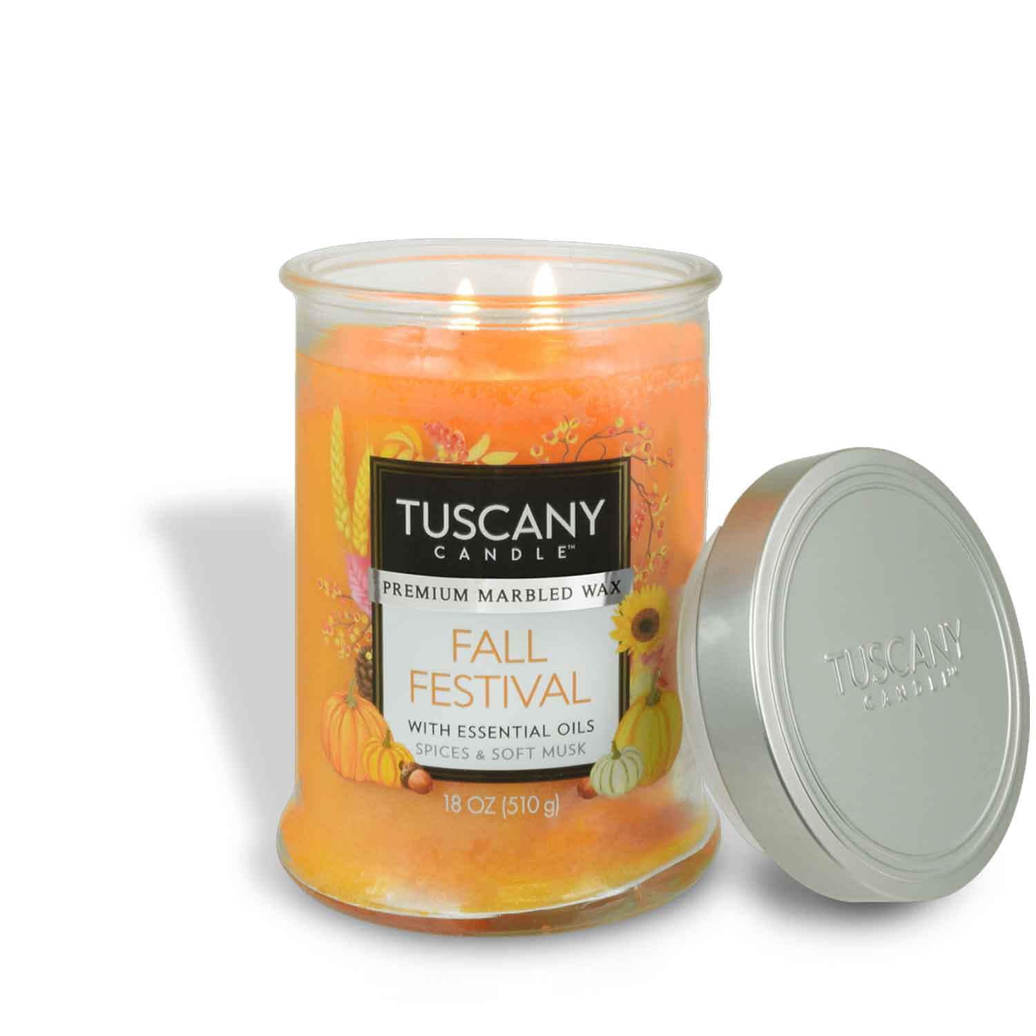 Fall Festival Long-Lasting Scented Jar Candle (18 oz)