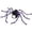Black/M, variant on Pet Halloween Spider Costume, 8 Fluffy Furry Legs Cosplay Outfit, Adjustable Funny Festival Dress Up Accessory for Holiday Themed Party (Black/L)