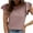 Pink-18, variant on Mittory Women's T-Shirts Loose Fit Crew Neck Eyelet Short Sleeve Summer Casual Basic Tops