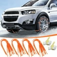 thumbnail image 4 of Anti Snow Chains, Snow Tire Chains, Reusable Anti-skid Tire Snow Chains, 2026 Upgraded Portable Pickup Truck and SUV Chains,Emergency Anti-skid Ties for Muddy Winter Roads, 4 of 5