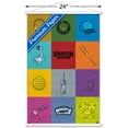 thumbnail image 3 of Netflix Stranger Things - Minimalist Icons Wall Poster with Wooden Magnetic Frame, 22.375" x 34", 3 of 5