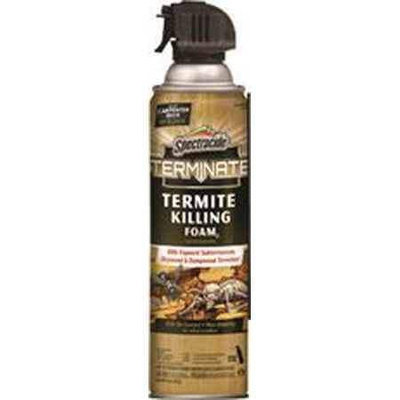- Spectracide Terminate Termite Killing Foam, Aerosol, 16-ounce