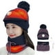 thumbnail image 1 of Gorro De Punto Con Calefacción Usb 3 En 1, Conjunto De Calentador De Cuello Y Cara, Gorro Cálido De Invierno Para Mujeres Y Niñas, Gorros De Esquí Con Forro Polar Y Pompón Methold AP008166-02, 1 of 6