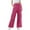 Hot Pink, variant on Lenpel Girls' Cargo Pants Elastic High Waisted Wide Leg Casual Joggers Baggy Streetwear Trousers with Pockets 8-12 Years