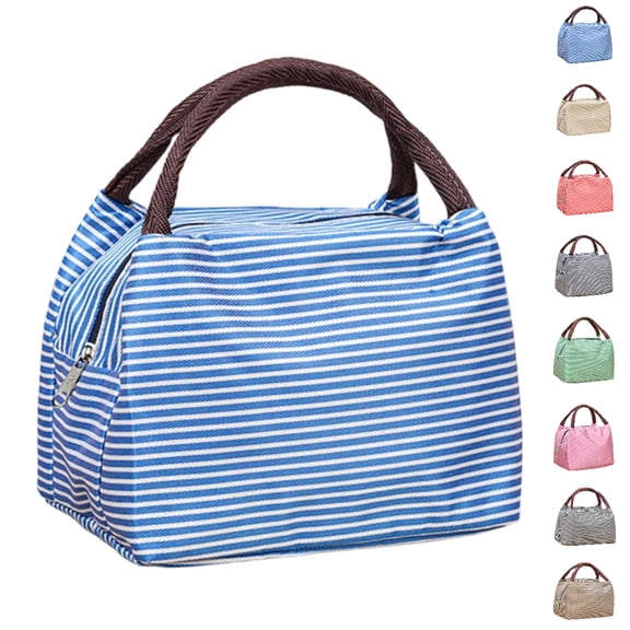 Clearance Lunch Box, Waterproof Reusable Portable Lunch Bag for Back to S*chool / Work / Travel / Picnic / Party, Under 1 Dollars! (Blue)