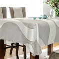 thumbnail image 4 of Yayeee Tablecloths for Rectangular Tables 60 x 90 inch Party Table Cover, Light Gray Pattern, 4 of 6