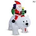 thumbnail image 4 of Cateissary Navidad iluminada vacaciones inflable Papá Noel césped al aire libre patio fiesta decoración rústica niños accesorios artesanales Kits de decoración para fiestas, 4 of 6