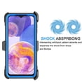 thumbnail image 3 of EBIZCITY Phone Cases for Samsung Galaxy A23 5G (2022) 6.6", [Built-in Screen Protector] Combo Holster Belt Clip [Heavy Duty] [Kickstand] Full-Body Rugged Holster Case -Blue, 3 of 6