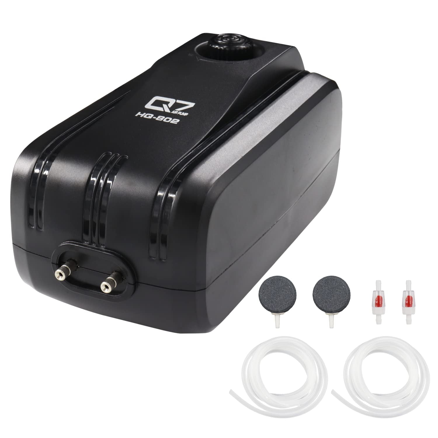 LAWNFUL Aquarium Air Pump (Flow 1L/min, Up to 265 Gallon), Quiet Fish