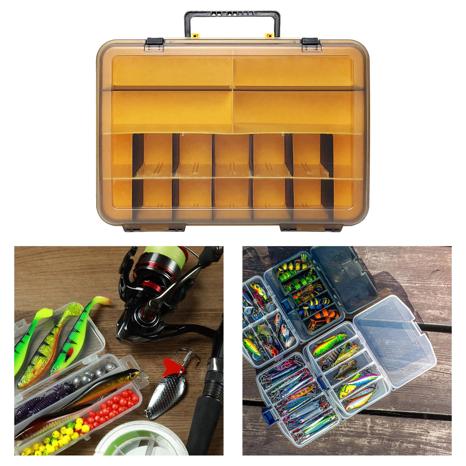 GARENDE Fishing Tackle Box Organizer Case with Compartments Multifunctional