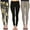 Black, Brown Cheetah, Black/Gold, variant on White Mark Women's Leggings 3 Pack One Size Fits Most Polyester Casual Wear