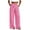 Hot Pink, variant on Women's Soft Polycotton Wide Leg Pants, Elastic Waist Pull On With Tummy Control, Stretchy Full Length Pants For Casual Work, Travel, And Everyday | TruHer,Army Green L