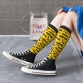 thumbnail image 7 of Womens Caution Tape Knee High Socks Comfy Thermal Boot Long Socks, 7 of 7