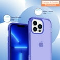 thumbnail image 4 of AMZER Crusta Hybrid Full Body Case for iPhone 13 Pro Max with Built-in Screen Protector - Glitter Blue, 4 of 7