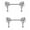 Silvertone, variant on Body Accentz 14g butterfly dangle Nipple Ring Nipple Bar 1.6mm Nipple Piercing Barbell (Goldtone)
