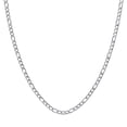 thumbnail image 1 of Men's 22" Figaro Chain Necklace in Stainless Steel - 5mm, 1 of 4
