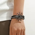 thumbnail image 3 of YIEMEEN Spiders Shaped Bracelet with Glittering Stones Versatile Fashion for Parties, 3 of 12