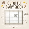 thumbnail image 3 of COOK WITH COLOR Snack Box, 16-Compartment Lunch Box & Food Storage Container, Cream, 2-pack, 3 of 10