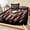 Chocolate Brown, Crisp White, Crimson, variant on King Size Fitted Sheet Set - Memorial Day 3 Piece Bedding Sets 16" Deep Pocket Fitted Sheet with 2 Pillowcases, Patriotic America Flag German Shepherd Dogs Brushed Microfiber Hotel Luxury Bed Sheets