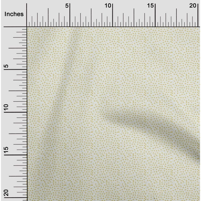 oneOone Tissu Popeline de Coton Formes Imprimé Géométrique Tissu de Couture Largeur 42 Pouces