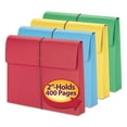 thumbnail image 2 of Expanding Wallet With Elastic Cord, 2" Expansion, 1 Section, Letter Size, Assorted, 50/Box, 2 of 6