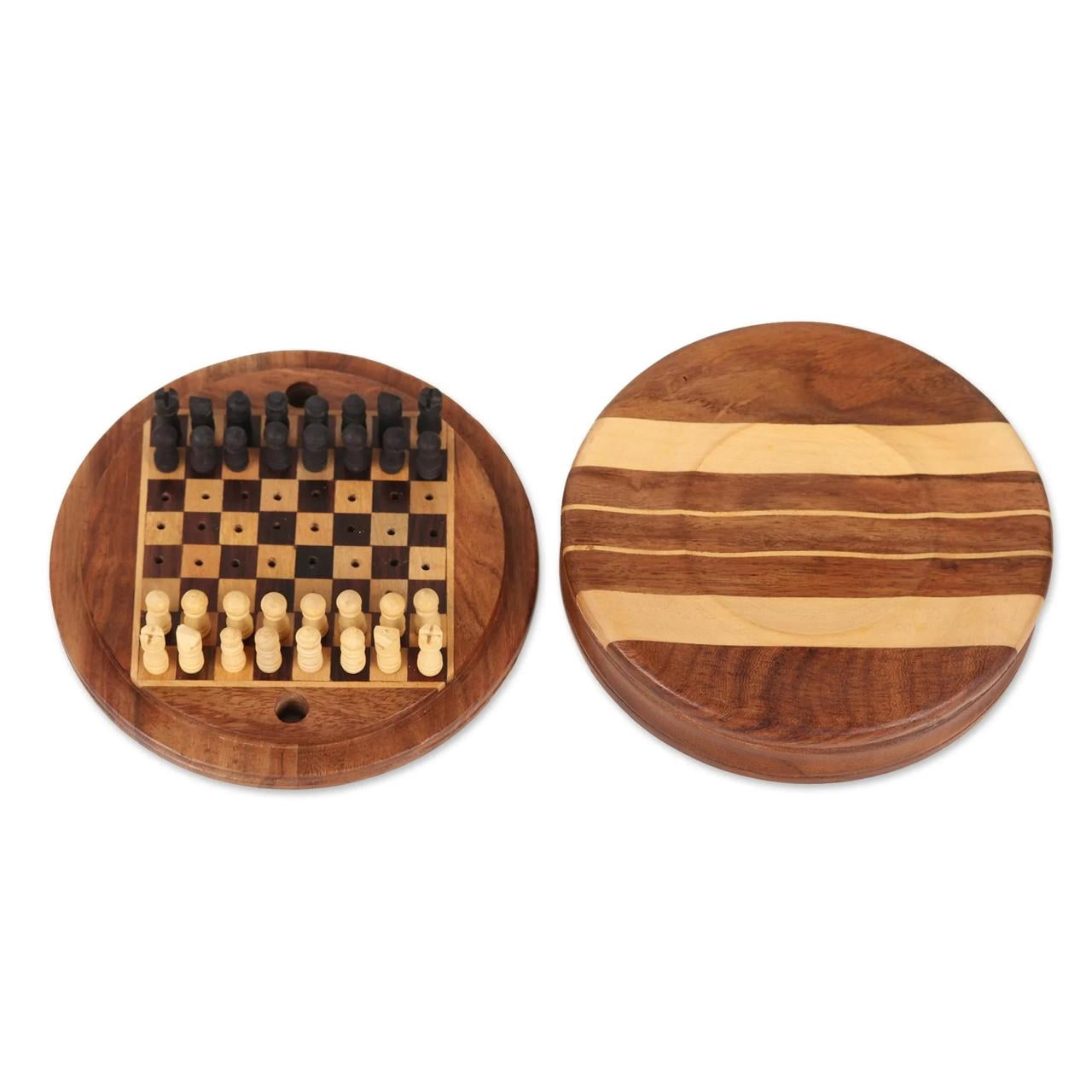 SONAKSHI CREATION Mini Chess Set Portable Wooden