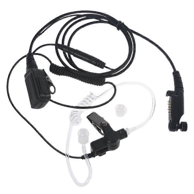Auriculares de tubo acústico con micrófono para Hytera PD600, PD660, PD680, X1e y X1p