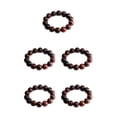 thumbnail image 3 of Minnieouse de cuentas de piedra natural - de ojo de tigre hecha a mano para regalo de meditación Cuentas de oración Ropa cómoda Red Tiger Type2 NO2, 3 of 6