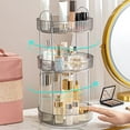 thumbnail image 3 of 1 Set Rotating Makeup Organizer Light Luxury Convenient 360 Degree Storage Solution for Cosmetics Lipsticks, 3 of 10