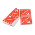 thumbnail image 1 of Unique Bargains Flammable Liquid Hazardous Class 3 Warning Stickers Adhesive Labels Red 200 pcs, 1 of 5