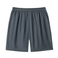 thumbnail image 3 of Fanxing Mens Workout Running Shorts Lightweight Breathable Athletic Workout Clothes for Men Gym Athletic Shorts with Pockets Gray,XXXXL, 3 of 7