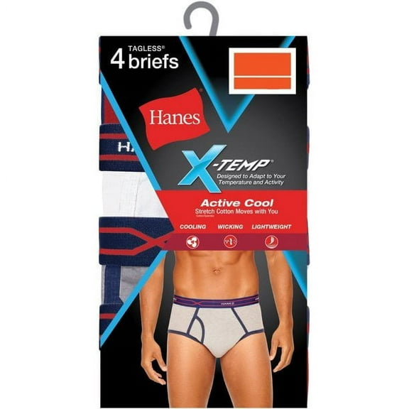 Big Men's X-Temp Active Cool Briefs, 4 Pack, 2XL