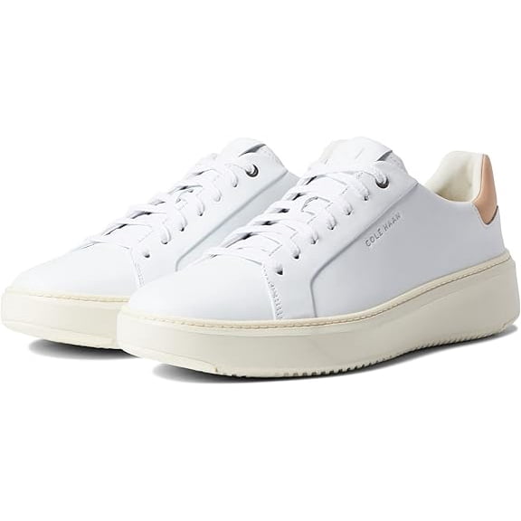 Cole Haan Men's Grandpro Topspin Sneaker, White British Tan, 13