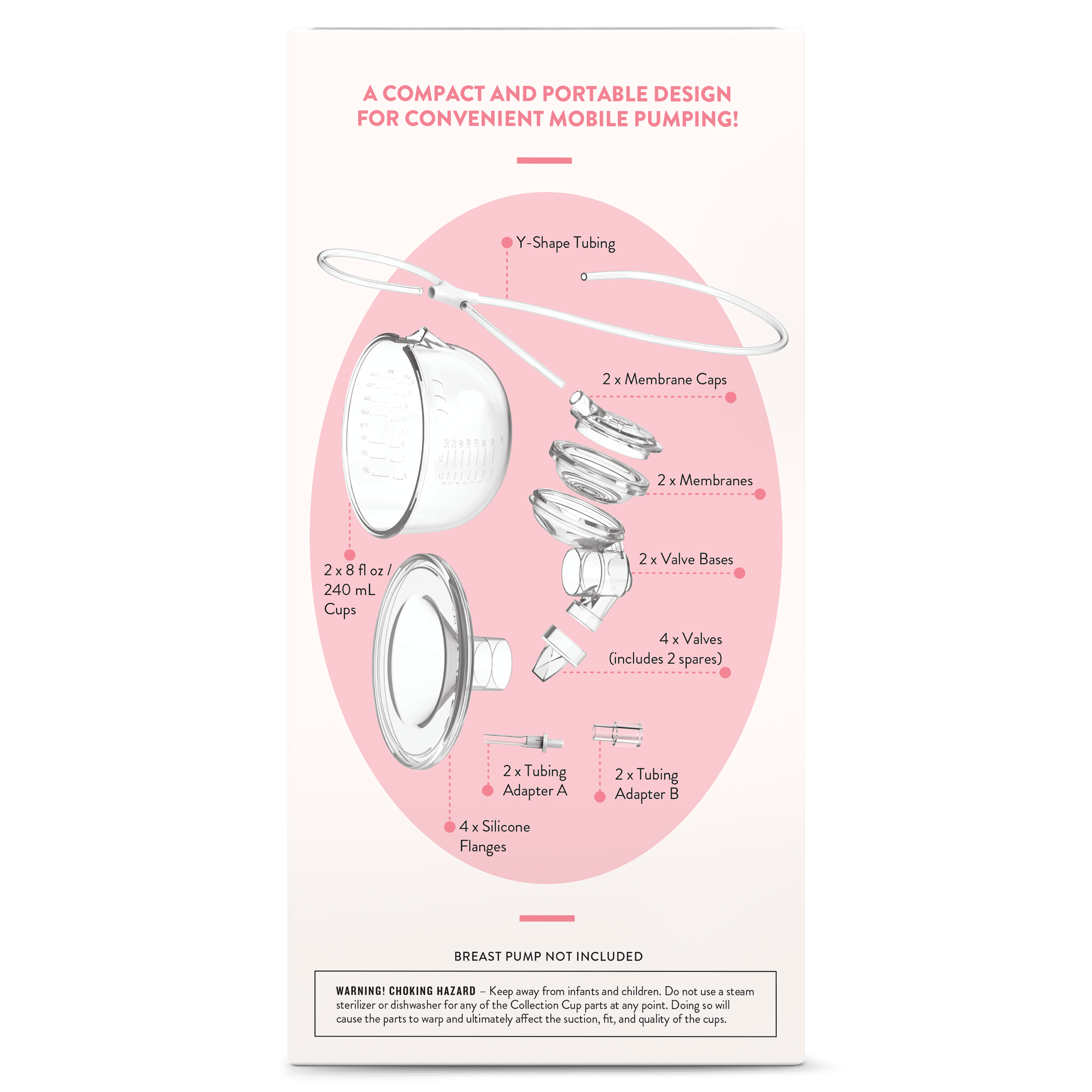 Legendairy Milk Silicone Breast Shield Collection Cup Set, Includes 24mm and 28mm, 2 Count