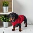 thumbnail image 2 of GF PET Dog Rain Coat Reversible Elastofit Waterproof Apparel for Small Medium Large Dogs Pets, Red, M, 2 of 6