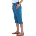 thumbnail image 5 of Real Size Women's 19" Pull On 2 Pocket Stretch Capri, 5 of 5