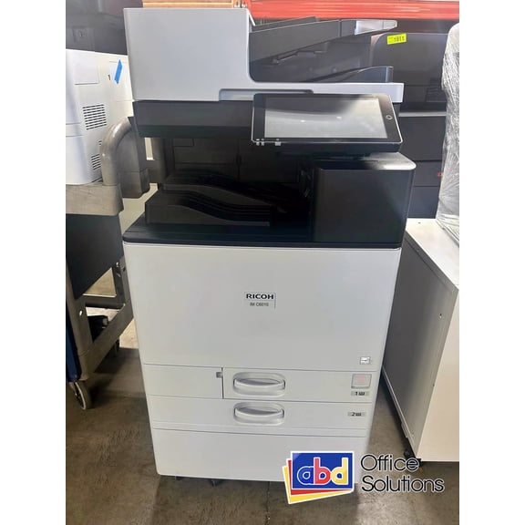 Pre-Owned Ricoh IM C6010 A3 Color Laser Multi-Function Printer - 60 ppm, Copy, Print, Scan, Email, Duplex, Network, 1200 DPI, 1200 Sheets Capacity