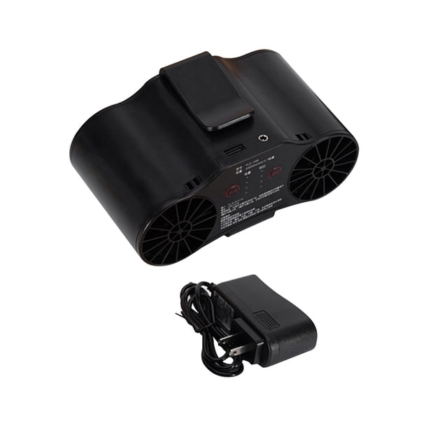 Ventilador de cinturón portátil, 4 velocidades, 20000mAh, ventilador de cintura de refrigeración, salida de aire Dual, ventilador eléctrico, enfriador, flujo de aire fuerte, recargable para exteriores
