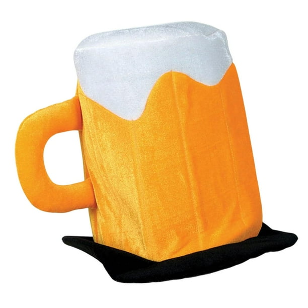 Sombrero de jarra de cerveza, accesorio divertido para disfraces, festivales, mascaradas, presentaciones en escenario
