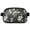 Black, variant on Exotic Floral Waist Pack&nbsp;– Waterproof Fanny Pack with Lush Jungle Leaves & Blooms, Boho-Chic for Music Festivals & Poolside Lounging